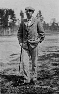 Black and White photo of Donald Ross in 1905