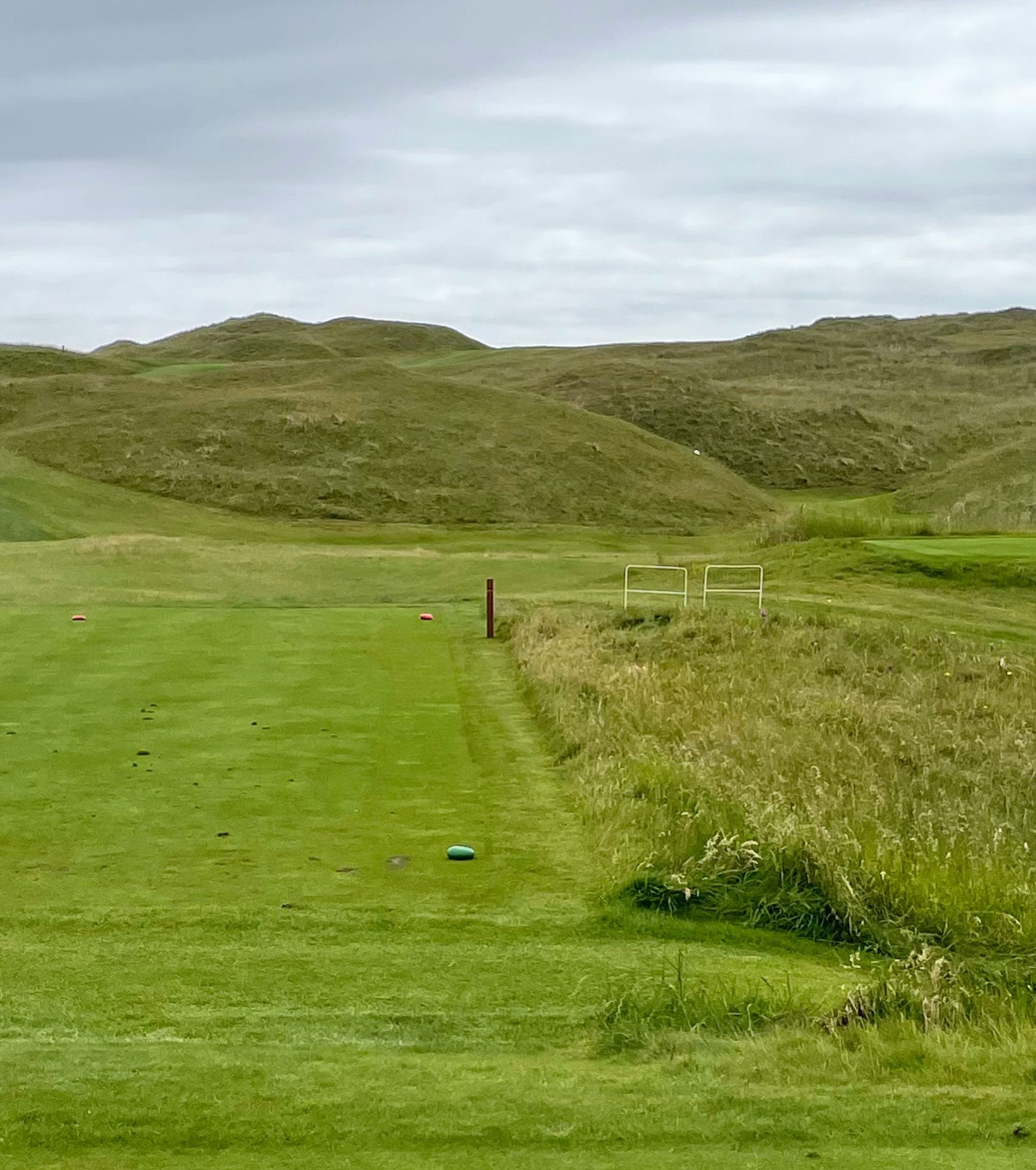 The Dell hole, a blind par 3 at at Lahinch Golf Club.