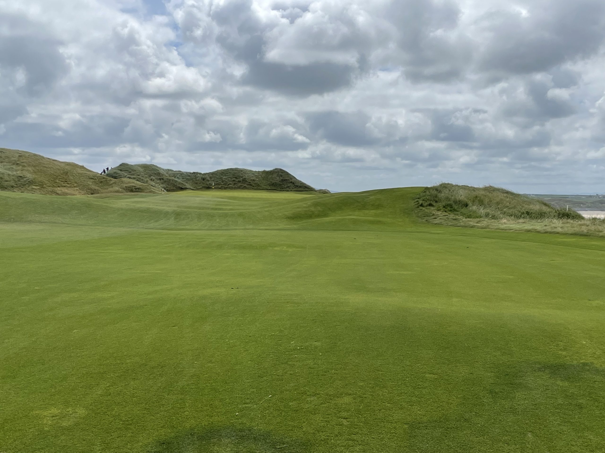 View of the 7th green at Ballybunion Old Course in County Kerry, Ireland.